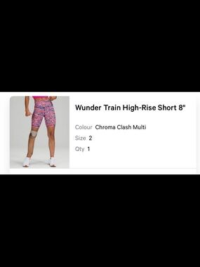 lululemon Wunder Train High-Rise Shorts - Pink Multi